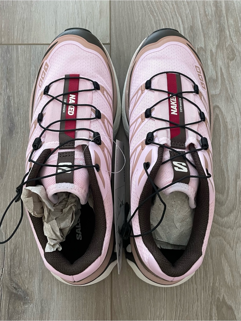 Naked Copenhagen x Salomon XT-6 “Fairy Tale” Pink Shoes - Picture 2 of 4